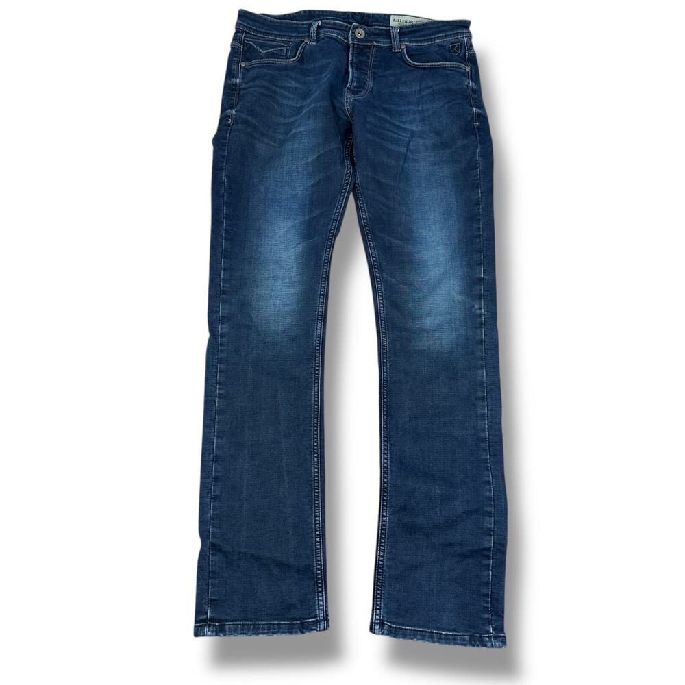 Killer Skinny Fit Jeans Men 36 Blue‎ Denim Cotton Stretch 5-Pockets Straight Leg